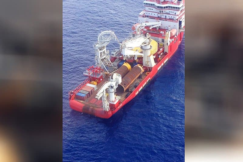 Israeli Navy vessel at sea